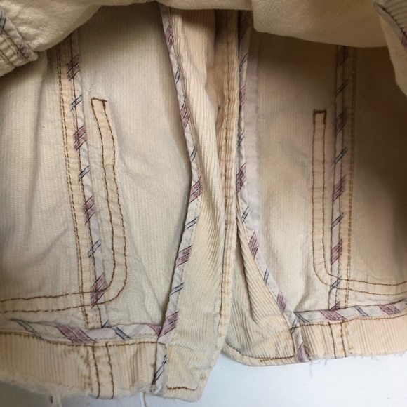 Abercrombie & Fitch Corduroy Button Down Jacket with Pockets Size Small - Picture 5 of 6